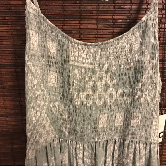 NWT Sage patchwork maxi babydoll dress - Picture 6 of 6